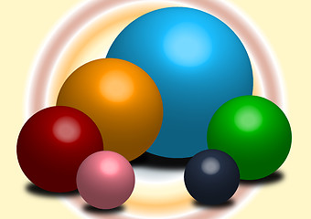Image showing Color spheres