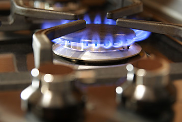 Image showing Gas cooker burner