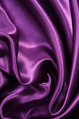 Image showing Smooth elegant lilac silk can use as background 