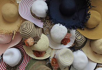 Image showing Summer hats