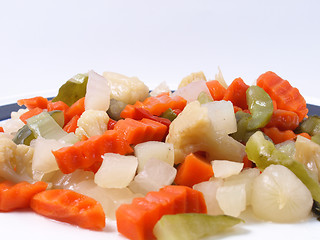 Image showing Mixed vegetables