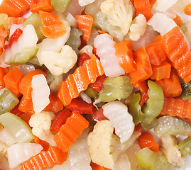 Image showing Mixed vegetables