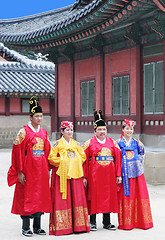 Image showing Korean family