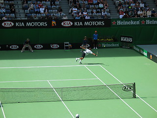 Image showing Tennis match