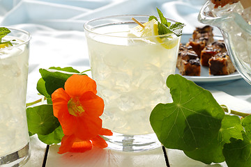 Image showing Iced Lemon Drinks