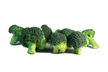 Image showing Broccoli isolated on the white