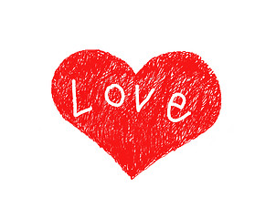 Image showing abstract love symbol 