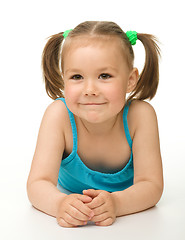 Image showing Portrait of a happy little girl