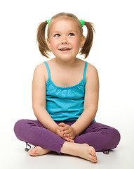 Image showing Portrait of a cute little girl