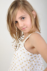 Image showing attractive blond girl posing