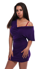 Image showing Purple dress