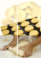 Image showing Process of preparation of cookies