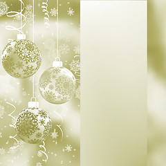 Image showing Elegant Christmas background. EPS 8