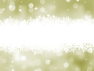 Image showing Elegant background with snowflakes. EPS 8