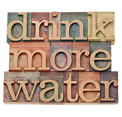 Image showing drink more water