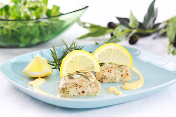 Image showing Baked hake