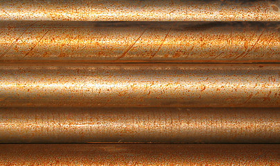 Image showing Rusty pipes