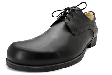 Image showing black business shoe