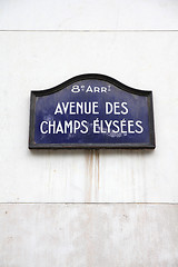 Image showing Champs Elysees