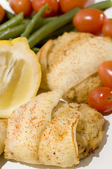 Image showing stuffed fillet of sole