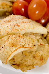 Image showing stuffed fillet of sole