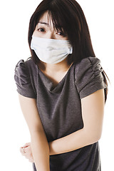 Image showing Sick Chinese woman.