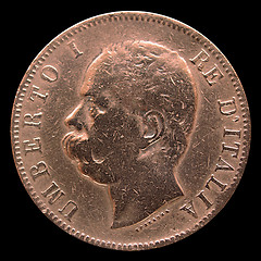 Image showing Italian coin