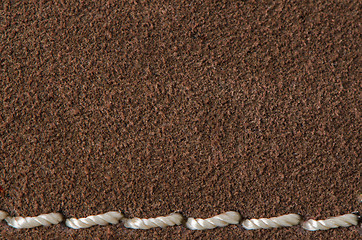 Image showing Brown leather