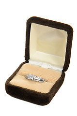 Image showing Diamond Ring in a box