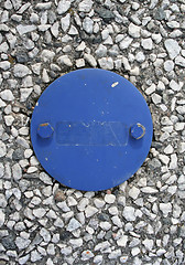 Image showing Blue metal