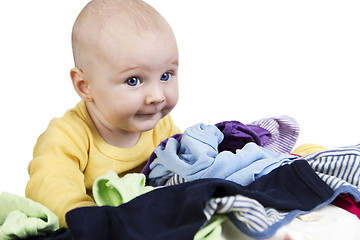 Image showing young child with washing