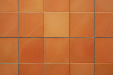 Image showing Orange tiles
