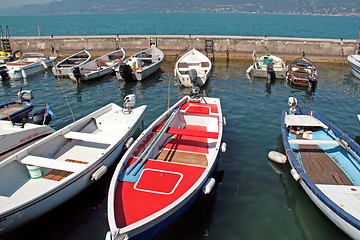 Image showing Lake Garda Boats