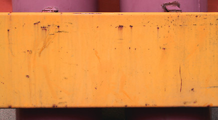 Image showing Orange metal