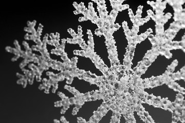 Image showing artificial snowflake