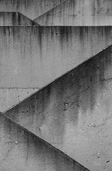 Image showing Abstract stairs (BW)