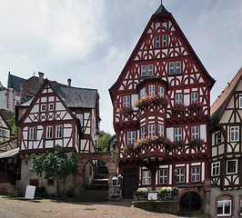 Image showing traditional houses Miltenberg