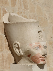 Image showing ancient head of Hatschepsut