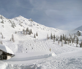 Image showing Wagrain mountain scenery