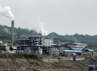 Image showing industrial scenery in China