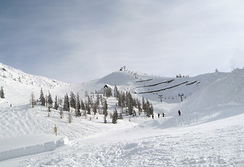 Image showing winter scenery in Wagrain