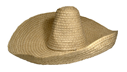 Image showing straw braided sombrero