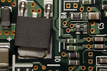 Image showing circuit board macro