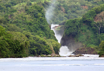 Image showing River Nile with Murchison Falls