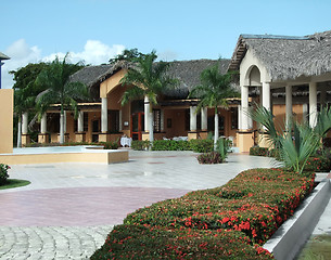 Image showing carribean touristic resort