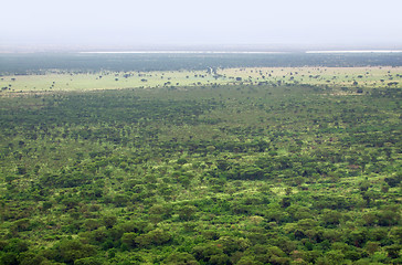 Image showing aerial view of the Queen Elizabeth National Park