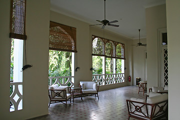 Image showing Tropical colonial architectur