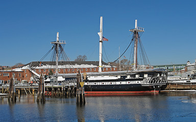 Image showing USS Constitution sailing ship