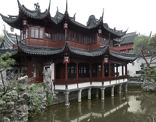 Image showing Yuyuan Garden in Shanghai