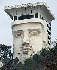 Image showing exotic building at Fengdu County